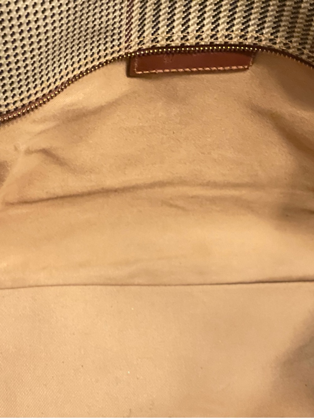Polo by Ralph Lauren Brown Leather-Trim Houndstooth Tote - Picture 8 of 14